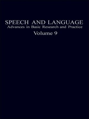 cover image of Speech and Language